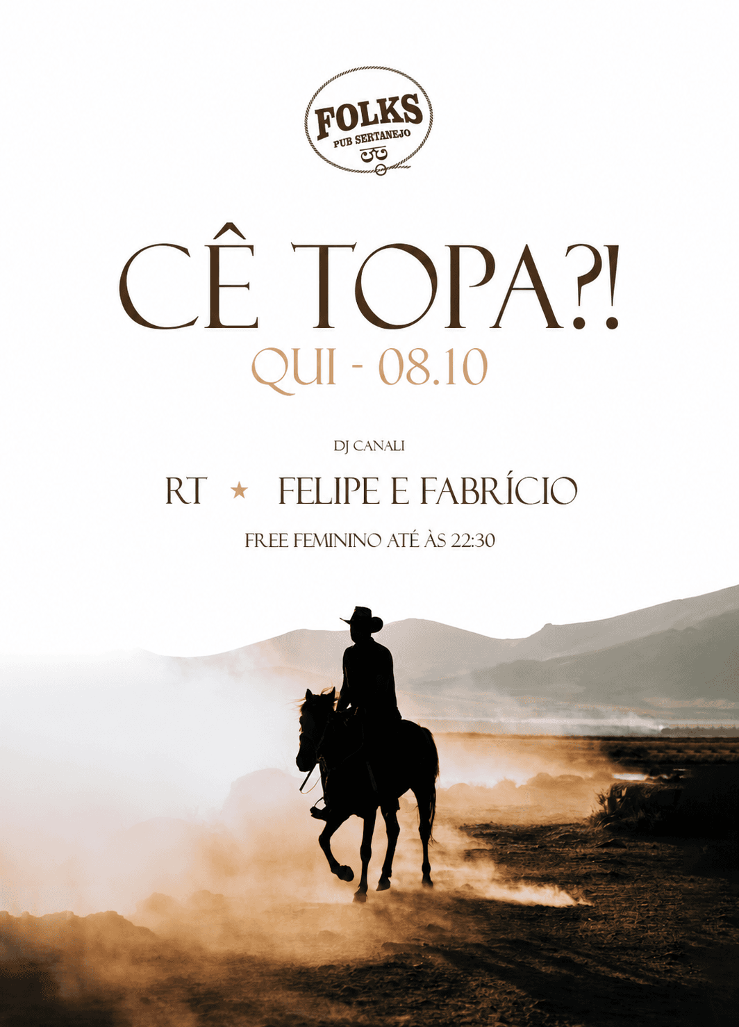 Flyer: Cê Topa?!